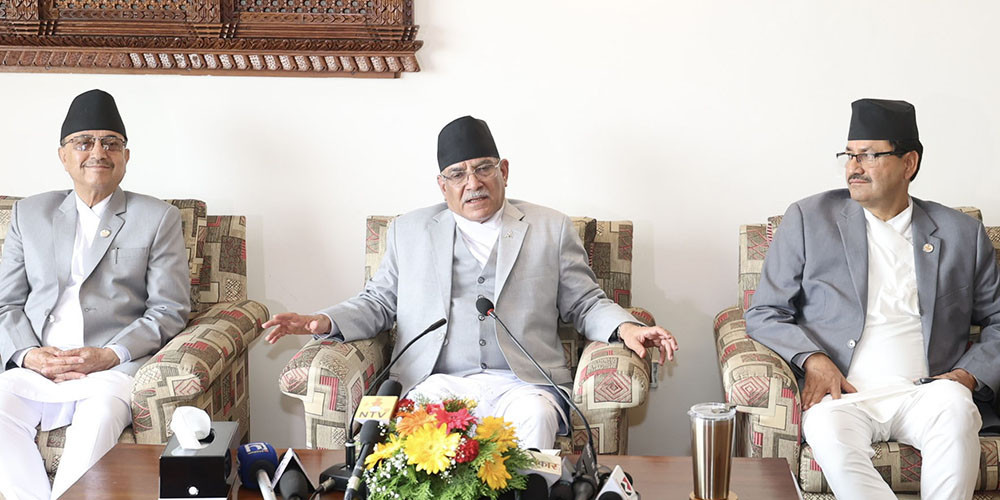 नेपाल र चीनबीचका सबै नाका खोल्ने सहमति भएको छ : प्रधामन्त्री प्रचण्ड 